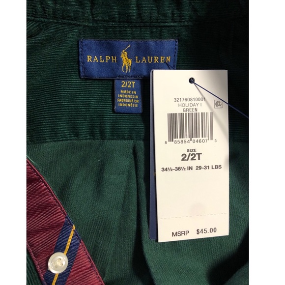 SOLD 🚨 Toddler Polo Ralph Lauren Long Sleeve - Picture 4 of 4